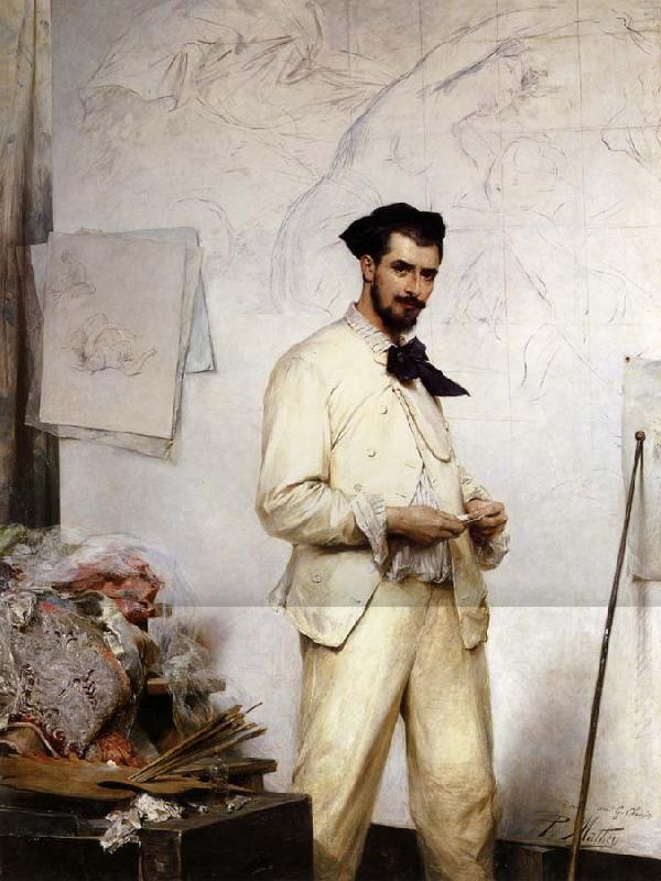 Mathey, Paul Portrait de Georges Clairin Germany oil painting art